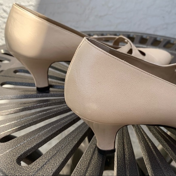 PERRY ELLIS Leather Victorian Mary Janes Heels - Picture 7 of 11